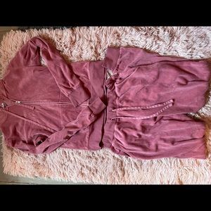 fashion nova pink 2 piece sweatsuit